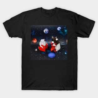 Christmas Rat Sleigh T-Shirt